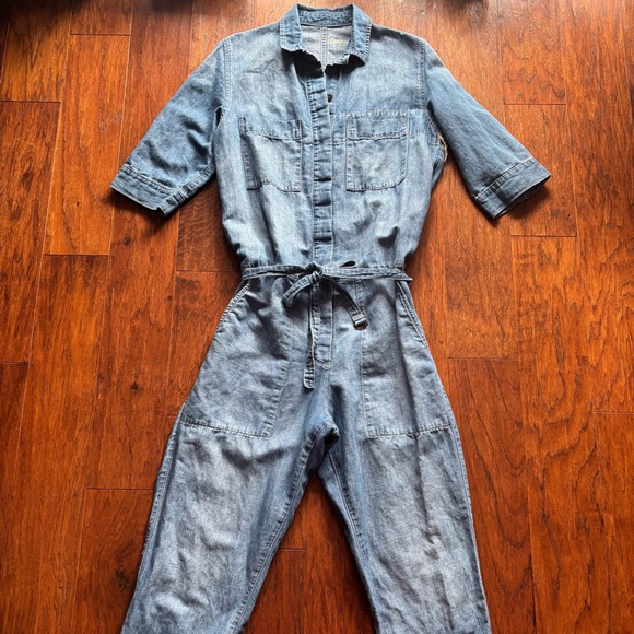 GAP Pants - Gap 1969 Premium Linen Denim Jumpsuit | Size M